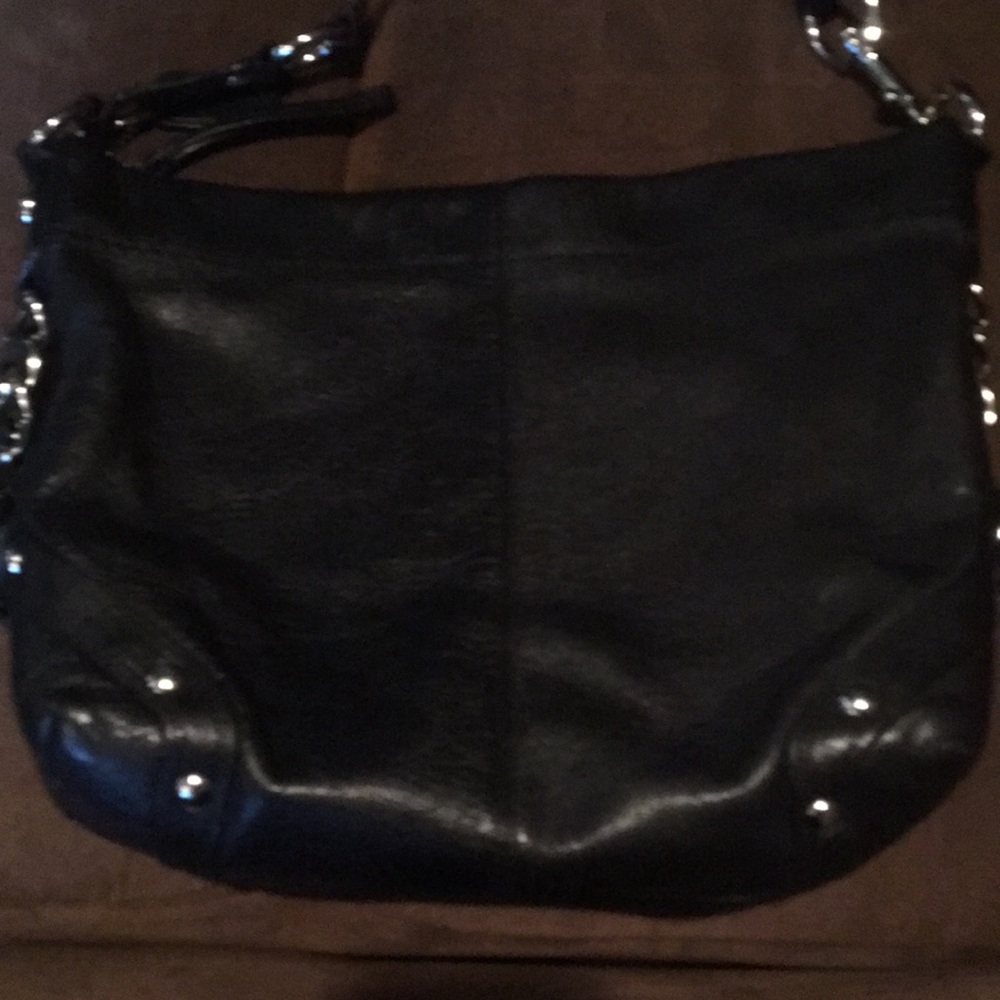 Coach Black Leather Handbag - Picture 3 of 12